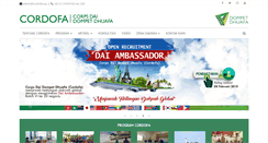 Desktop Screenshot of cordofa.org